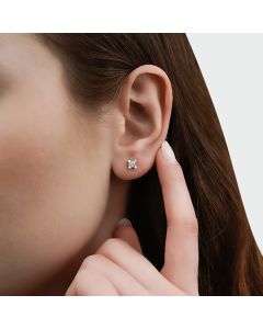 0.40 Carat Solitaire Diamond Earring