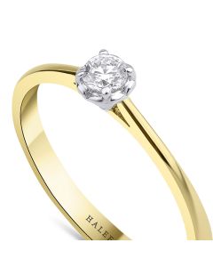 0.15 Carat Solitaire Diamond Ring
