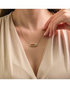 0.09 Carat Solitaire Diamond Diamond Pendant