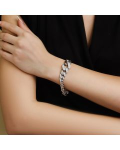 1.90 Carat Cuban Diamond Bracelet