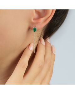 1.63 Carat Colored Diamond Earring